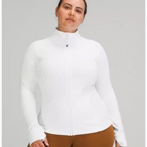 White Lululemon define jacket